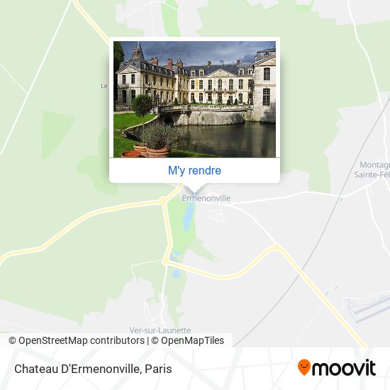 Chateau D'Ermenonville plan