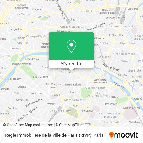 Régie Immobilière de la Ville de Paris (RIVP) plan