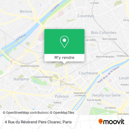 4 Rue du Révérend Père Cloarec plan