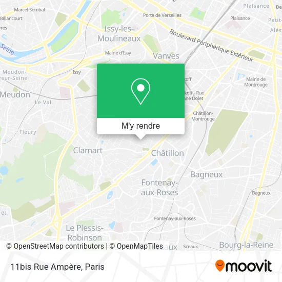 11bis Rue Ampère plan