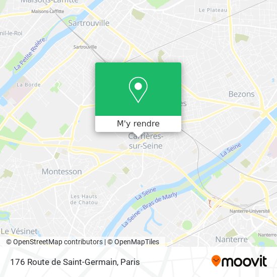 176 Route de Saint-Germain plan