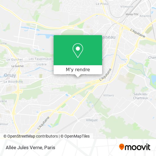 Allée Jules Verne plan