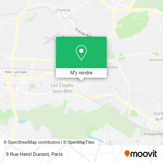 9 Rue Henri Dunant plan