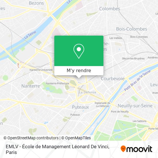 EMLV - École de Management Léonard De Vinci plan