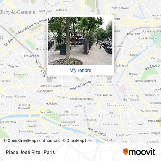 Place José Rizal plan