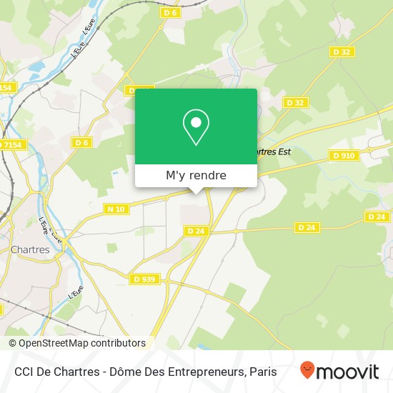 CCI De Chartres - Dôme Des Entrepreneurs plan