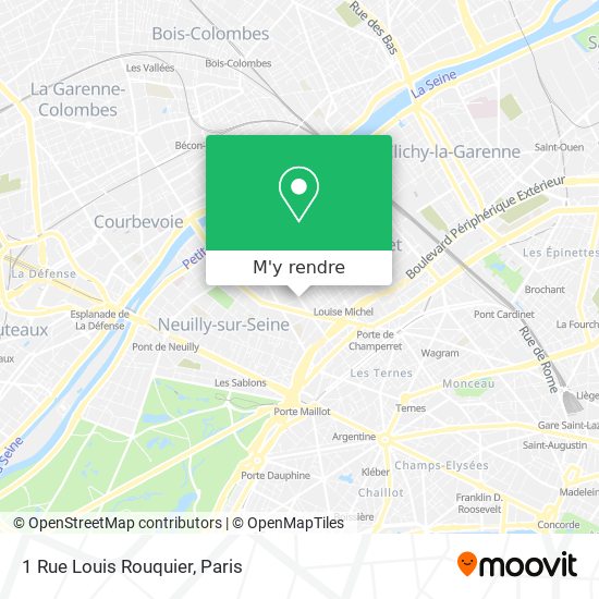 1 Rue Louis Rouquier plan