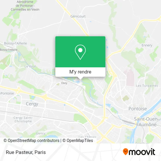 Rue Pasteur plan