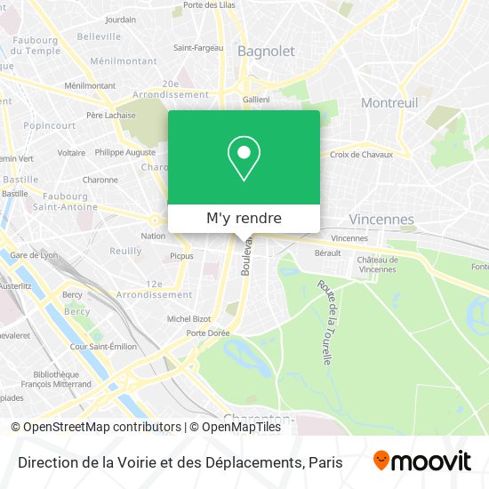 Direction de la Voirie et des Déplacements plan