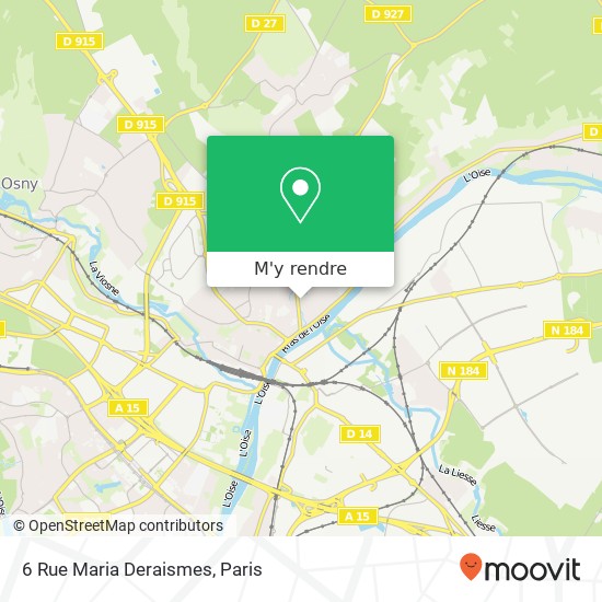 6 Rue Maria Deraismes plan