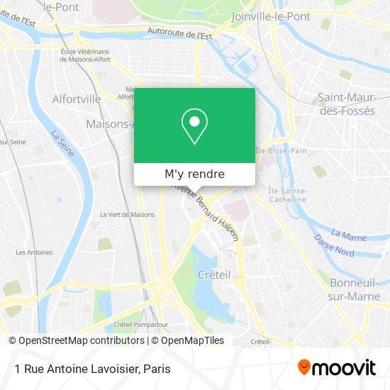 1 Rue Antoine Lavoisier plan