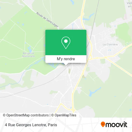 4 Rue Georges Lenotre plan