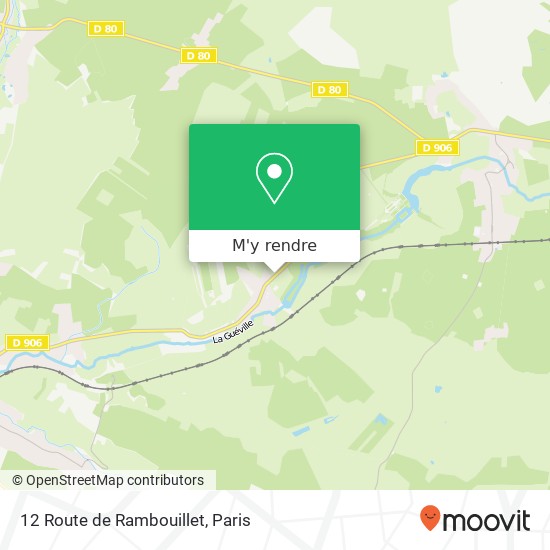 12 Route de Rambouillet plan