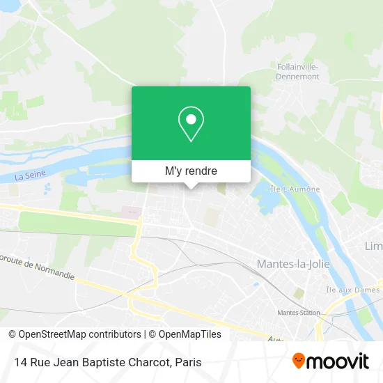 14 Rue Jean Baptiste Charcot plan