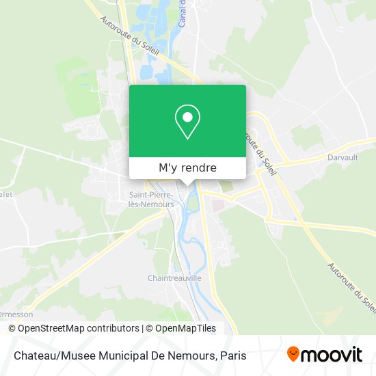 Chateau / Musee Municipal De Nemours plan