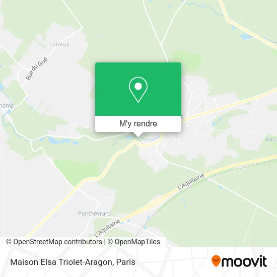 Maison Elsa Triolet-Aragon plan