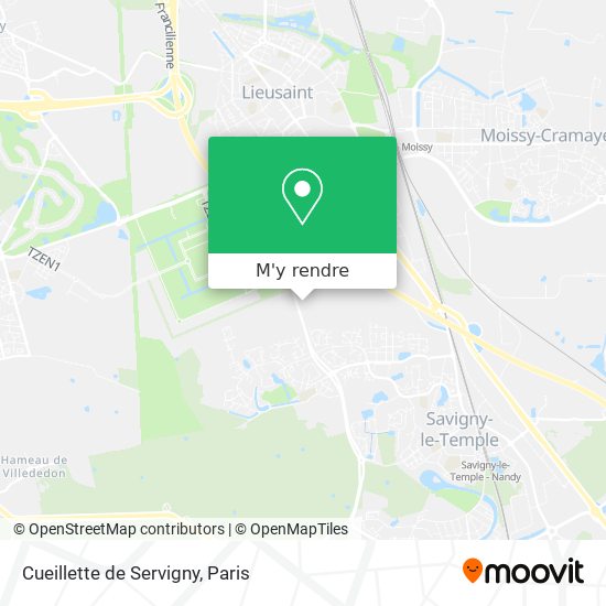 Cueillette de Servigny plan
