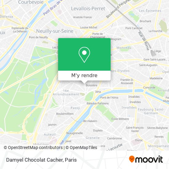 Damyel Chocolat Cacher plan