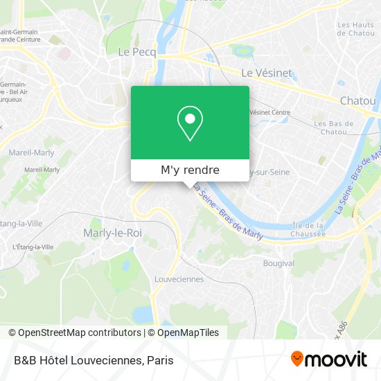 B&B Hôtel Louveciennes plan