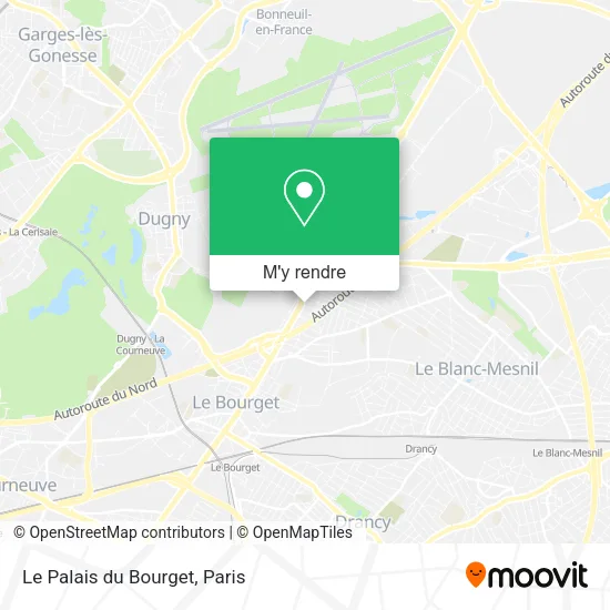 Le Palais du Bourget plan