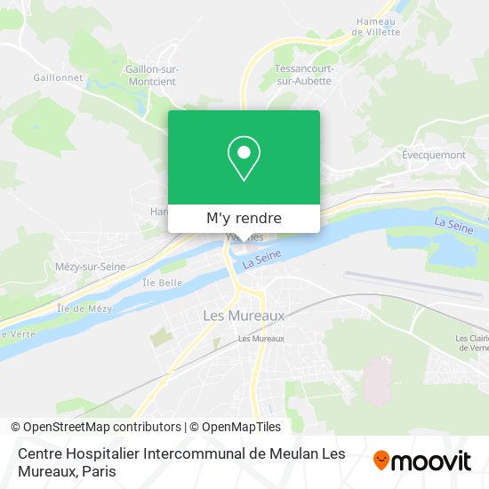 Centre Hospitalier Intercommunal de Meulan Les Mureaux plan