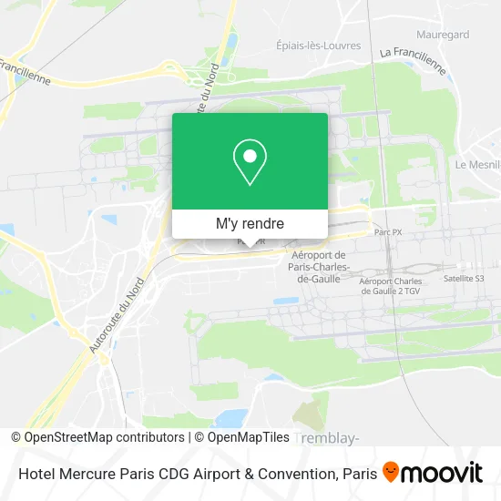Hotel Mercure Paris CDG Airport & Convention plan