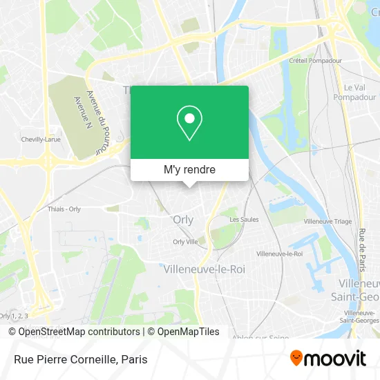 Rue Pierre Corneille plan