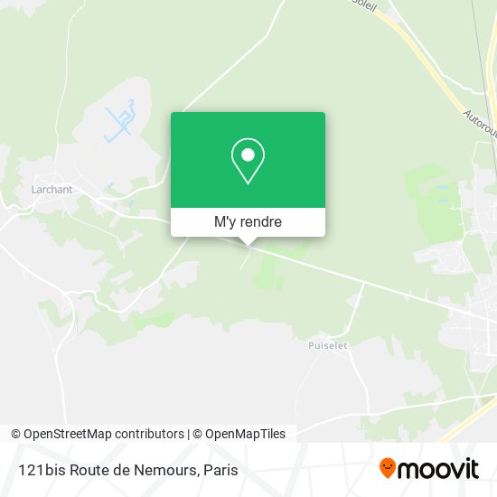 121bis Route de Nemours plan