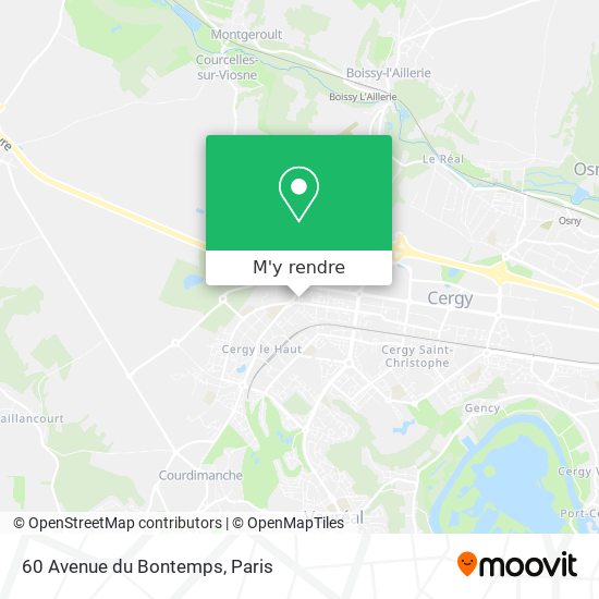 60 Avenue du Bontemps plan