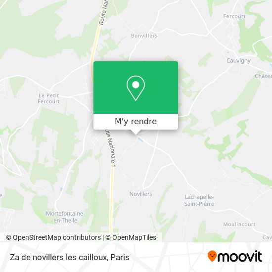 Za de novillers les cailloux plan