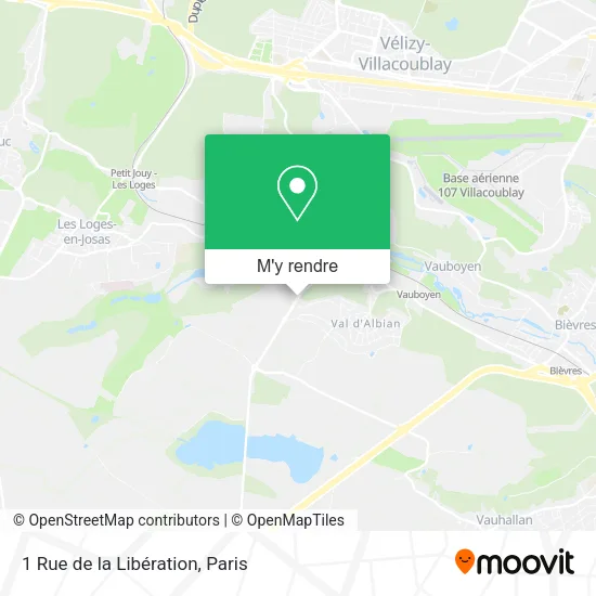 1 Rue de la Libération plan