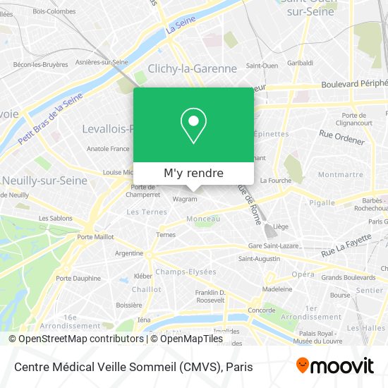 Centre Médical Veille Sommeil (CMVS) plan