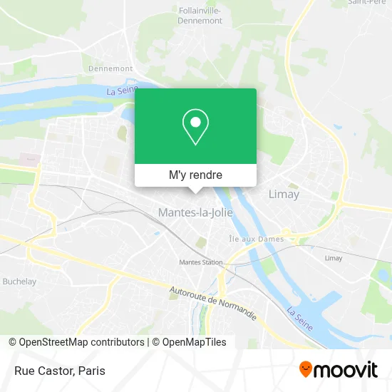 Rue Castor plan