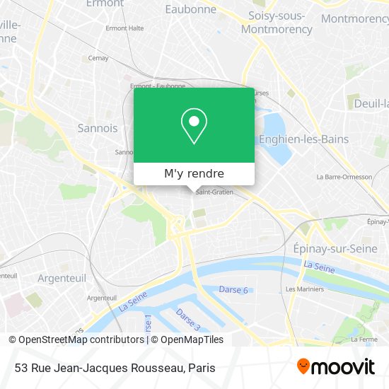 53 Rue Jean-Jacques Rousseau plan