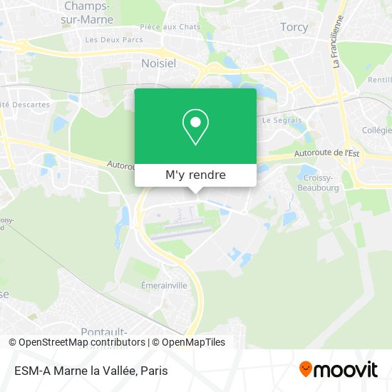 ESM-A Marne la Vallée plan