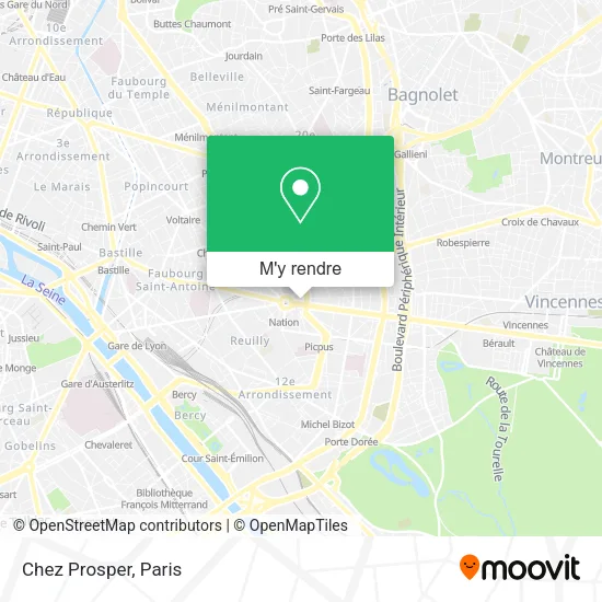 Chez Prosper plan