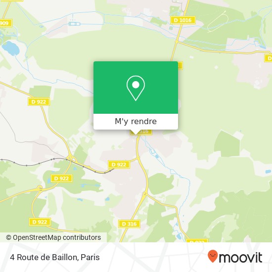 4 Route de Baillon plan