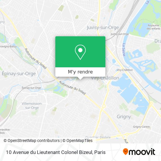 10 Avenue du Lieutenant Colonel Bizeul plan