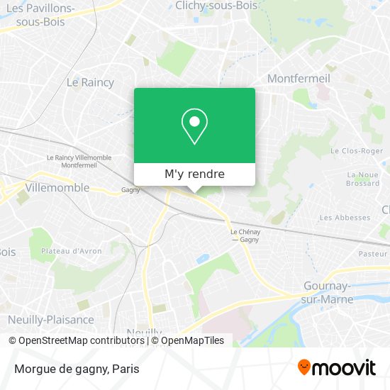 Morgue de gagny plan