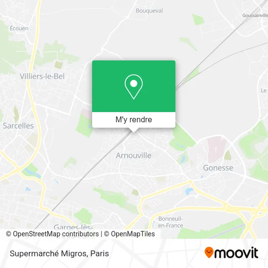 Supermarché Migros plan