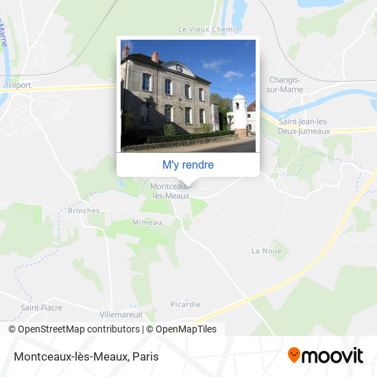 Montceaux-lès-Meaux plan