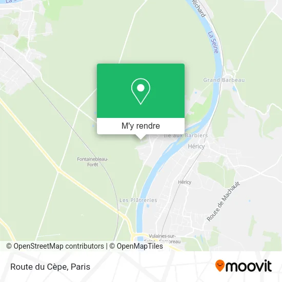 Route du Cèpe plan