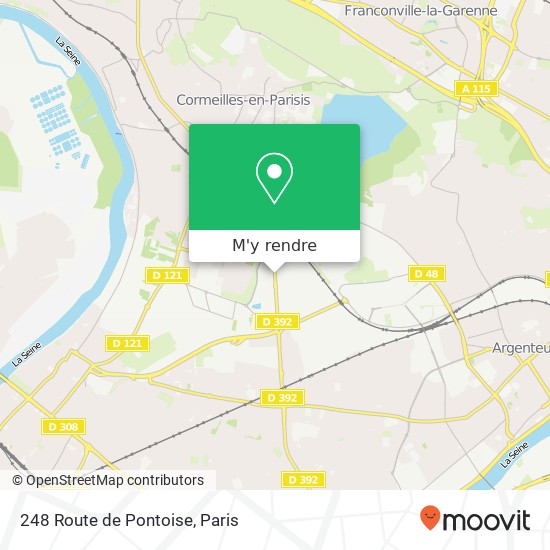 248 Route de Pontoise plan