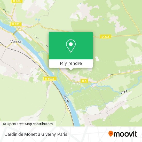 Jardin de Monet a Giverny plan