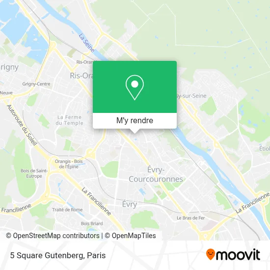 5 Square Gutenberg plan