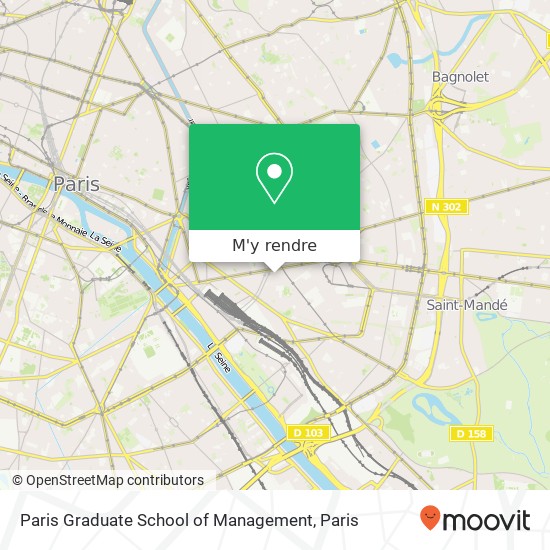 Paris Graduate School of Management plan