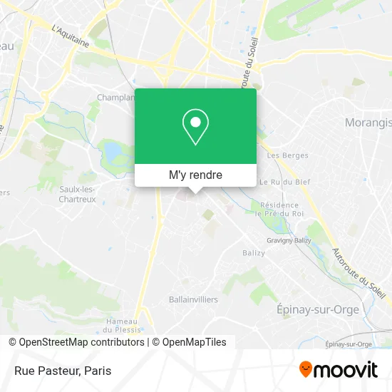 Rue Pasteur plan