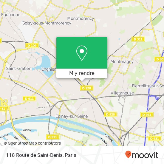 118 Route de Saint-Denis plan