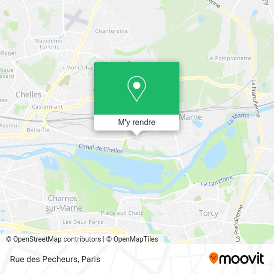 Rue des Pecheurs plan