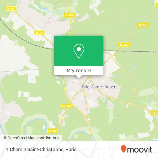 1 Chemin Saint-Christophe plan